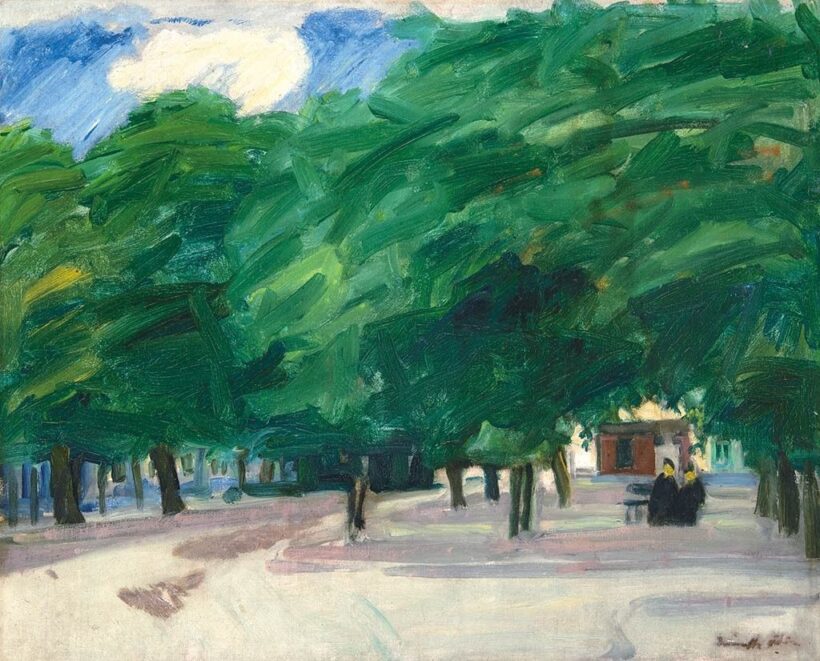 Márffy Ödön (1878-1959): Bruges-i park, 1905-1906