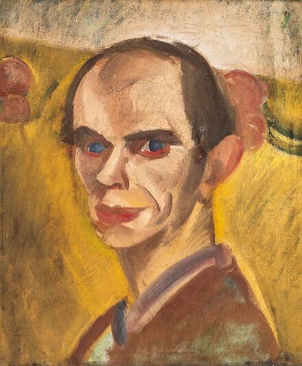 Derkovits Gyula (1894-1934): Önarckép, 1926