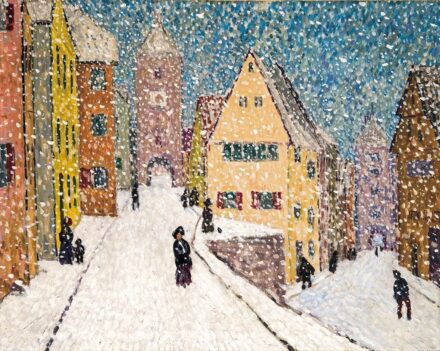 Balla Béla (1882-1965): Tél (Rothenburg télen), 1911