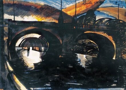 Nemes Lampérth József (1891-1924): Híd a Szajnán, 1920