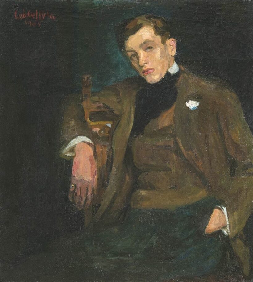 Czóbel Béla (1883-1976): Fiatal férfi portréja, 1905