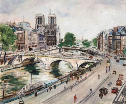 Jobbágyi Gaiger Miklós (1892-1959): Kilátás a Notre Dame-ra, 1931