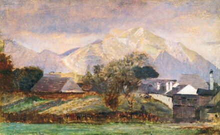 Mednyánszky László (1852-1919): A hegy alatt, Nagy-Eőrönön