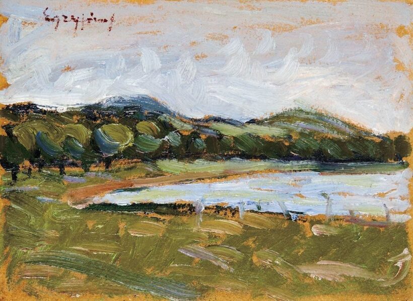 Egry József (1883-1951): Balatoni részlet