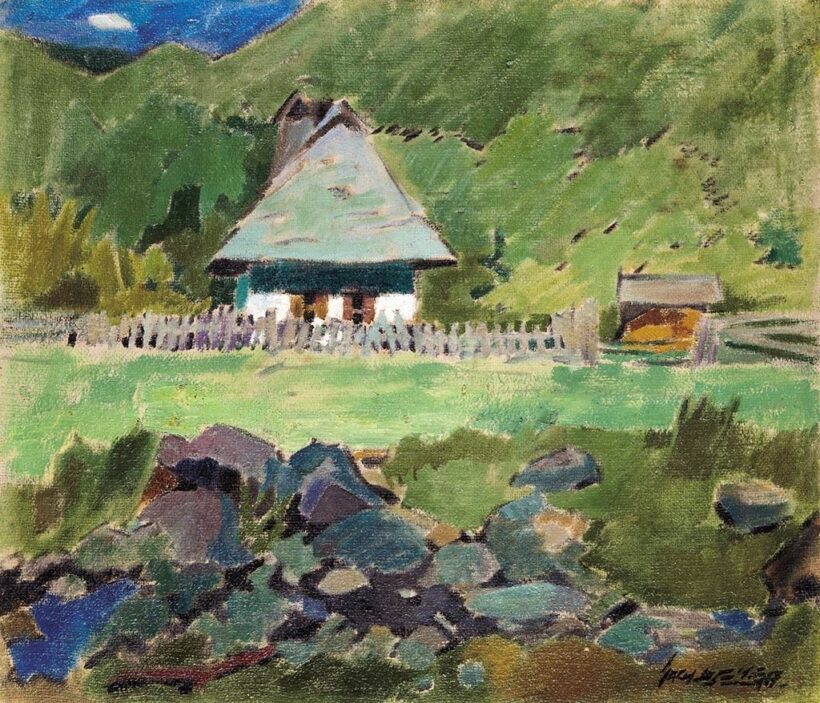 Nagy Oszkár  (1883-1965): Felsőbányai ház