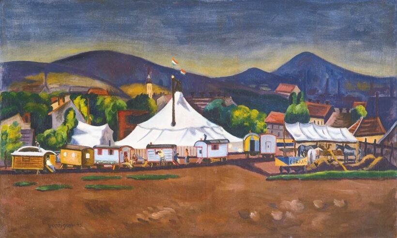 Vörös Géza  (1897-1957): Kis cirkusz, 1943
