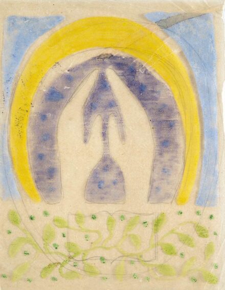 Bálint Endre (1914-1986): Fohász (Zsoltárok könyve) - Jeruzsálemi Biblia-illusztráció, 1959
