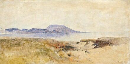 Mészöly Géza (1844-1887): Balaton a badacsonyi heggyel