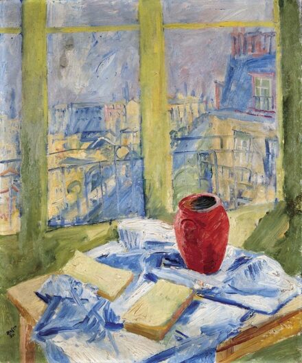 Basch Andor (1885-1944): Csendélet a párizsi műteremben, 1930