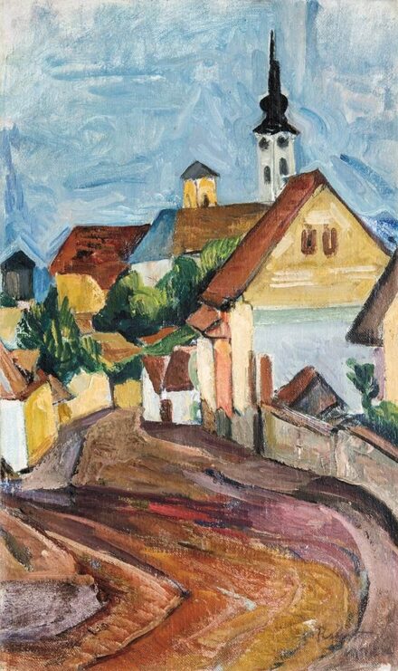 Perlrott Csaba Vilmos (1880-1955): Szentendrei részlet, 1930-as évek második fele