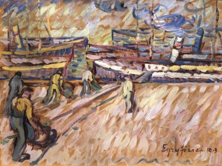 Egry József (1883-1951): Rakodómunkások, 1913