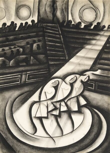 Scheiber Hugó (1873-1950): Reflektorfényben, 1929 körül