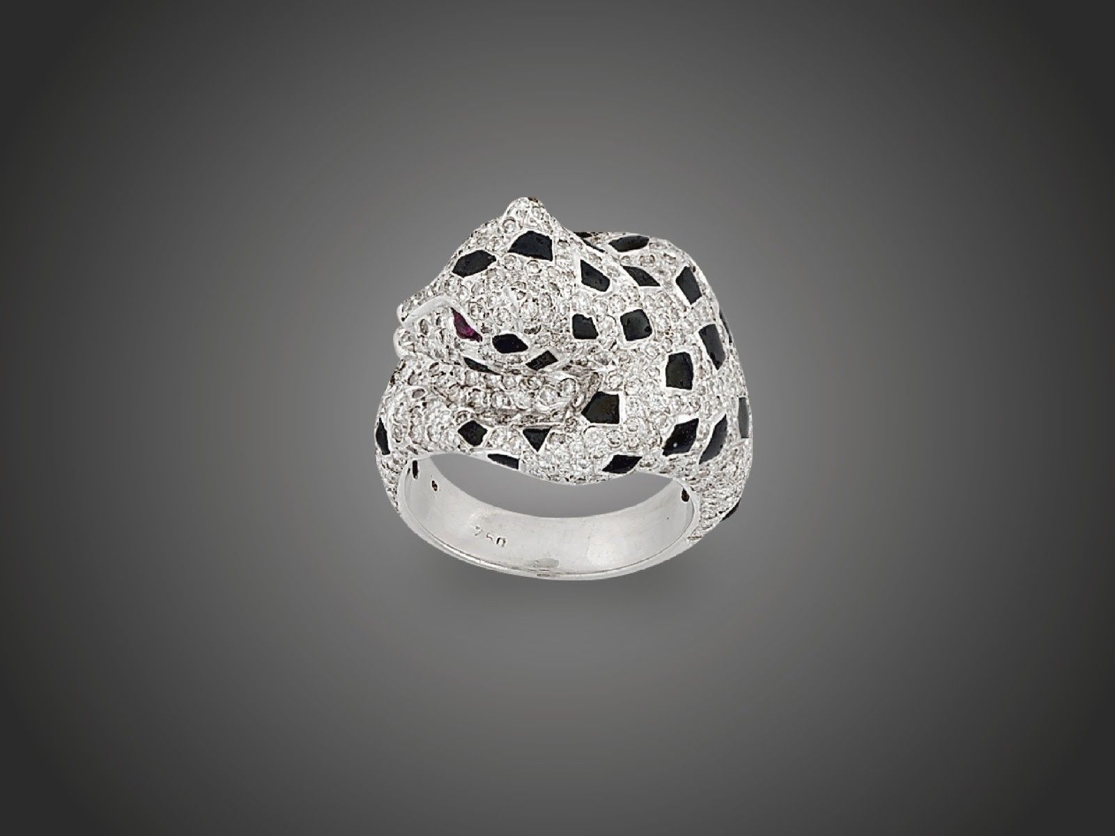 Gyűrű, 750 au, bril. cca. 2,00 ct, 19,2 g