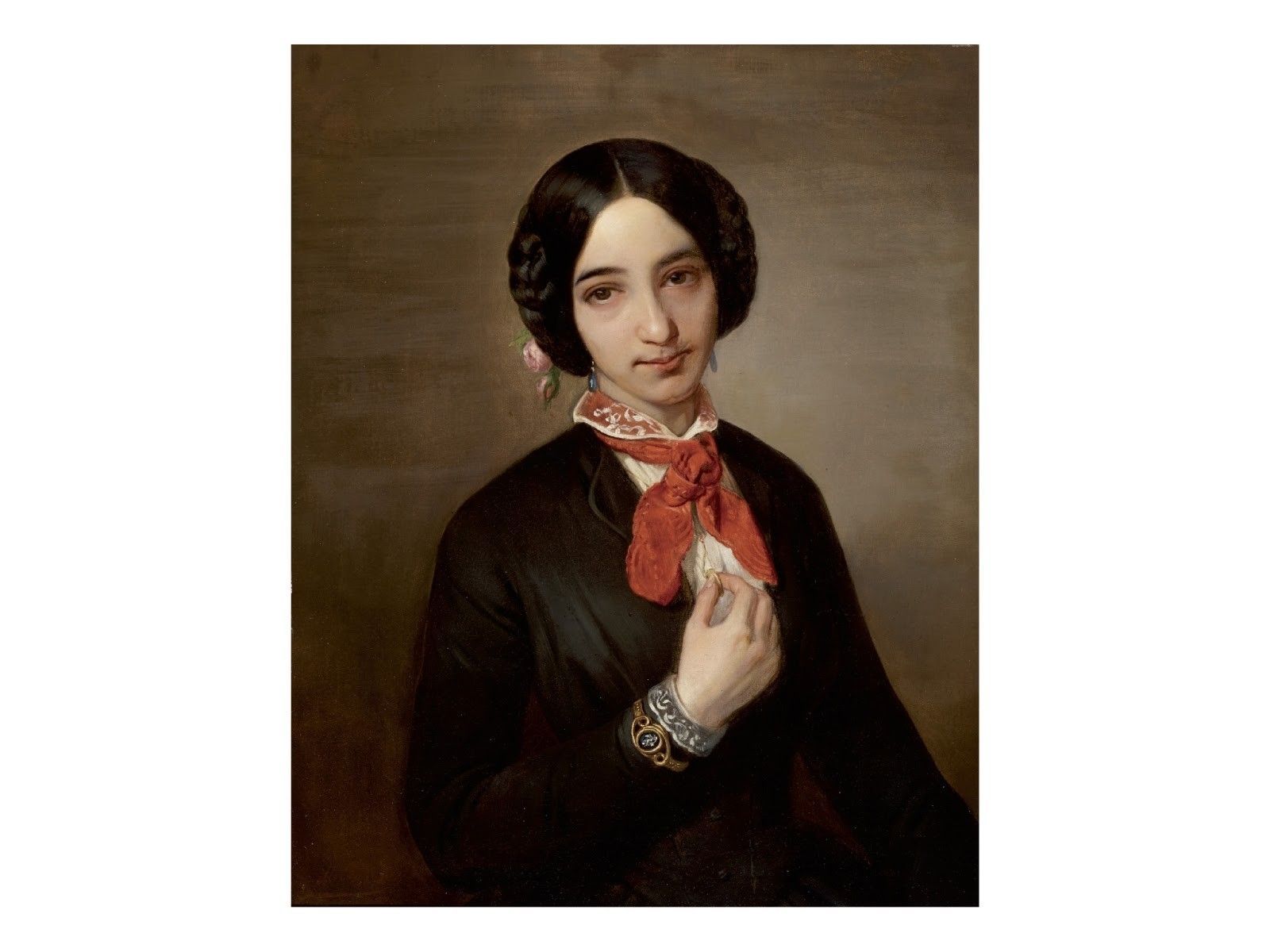 Molnár József: Ifjú hölgy medalionnal (1860 körül)