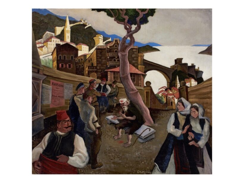 Gergely Tibor: Dalmát kisváros (1928)