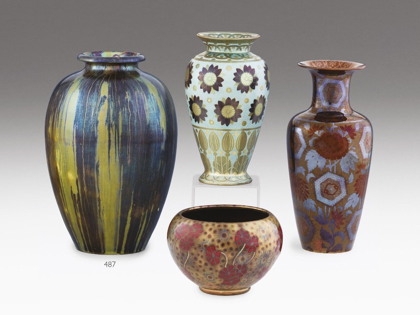 Zsolnay art deco váza