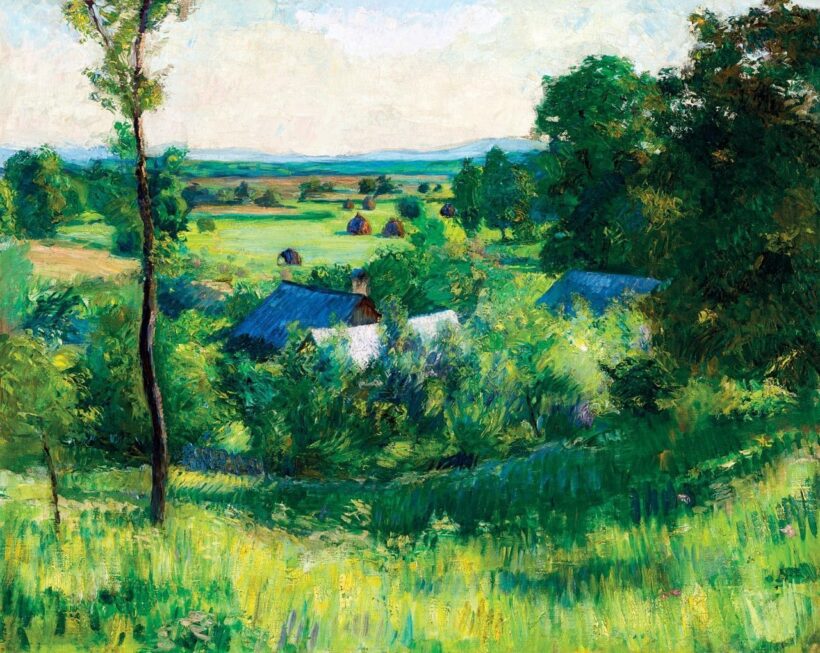 Kollerich István: Nagybányai táj (Hommage á Pisarro), 1910 körül