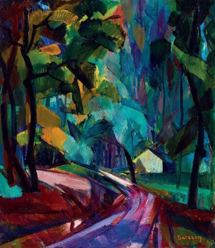 Barcsay Jenő: Erdei út (Dús, eső utáni hangulat), 1927 körül