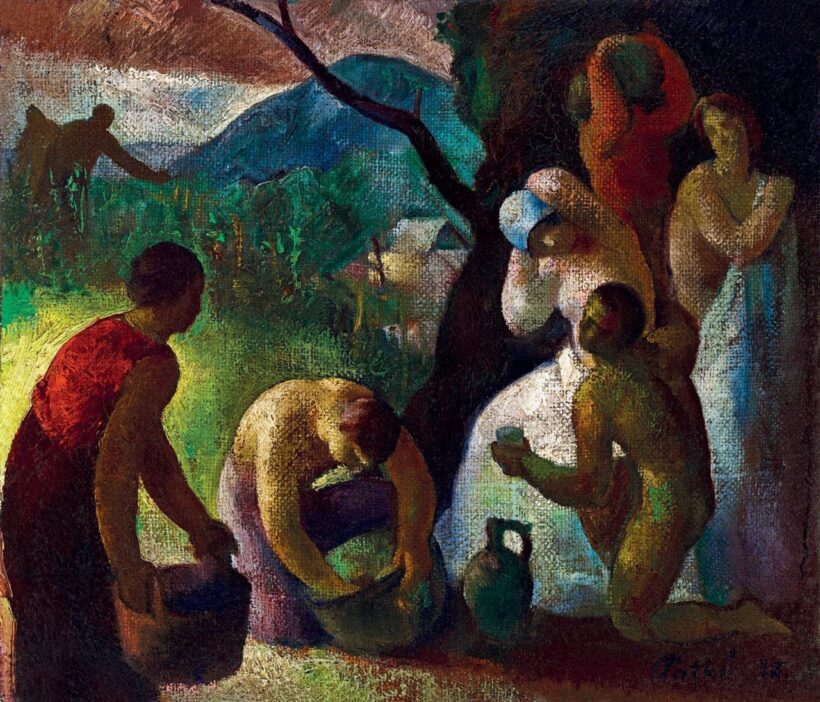 Patkó Károly: Szüret (Nagybánya), 1926