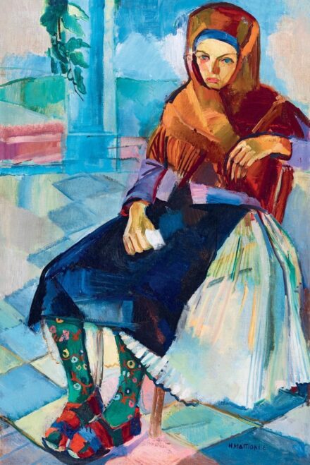 Mattioni Eszter: Fiatal lány, 1930-as évek