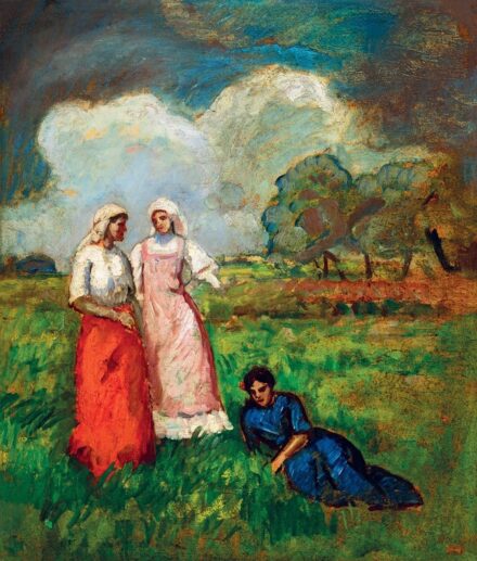Iványi Grünwald Béla: Lányok a mezőn, 1910-es évek