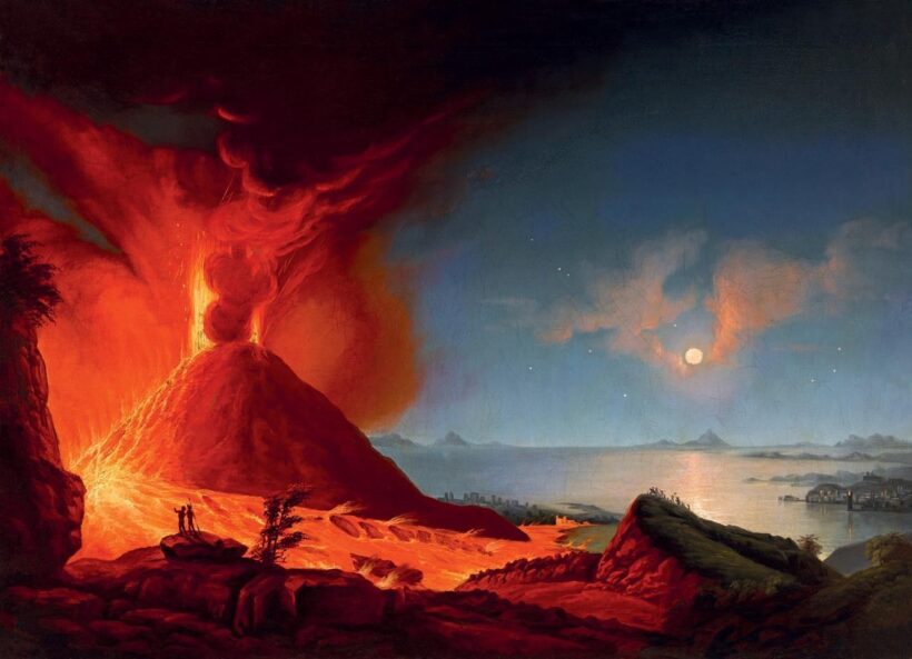 Szinyei Merse Pál: A Vezúv kitörése, 1863