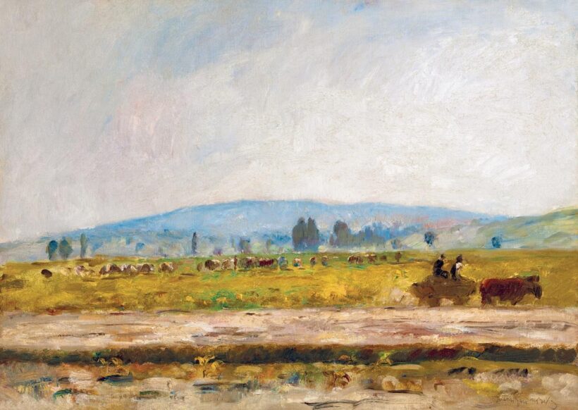 Iványi Grünwald Béla: Hazatérés a kukoricaföldekről, 1930-as évek