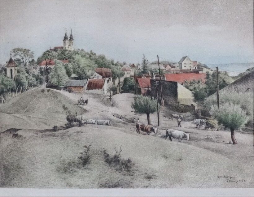 Dudás Jenõ (1902 - 1991): Tihany, 1953
