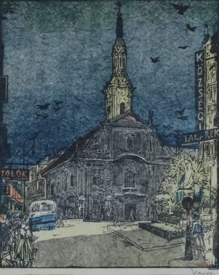 Varga Nándor Lajos (1895 - 1978): Ferenciek tere
