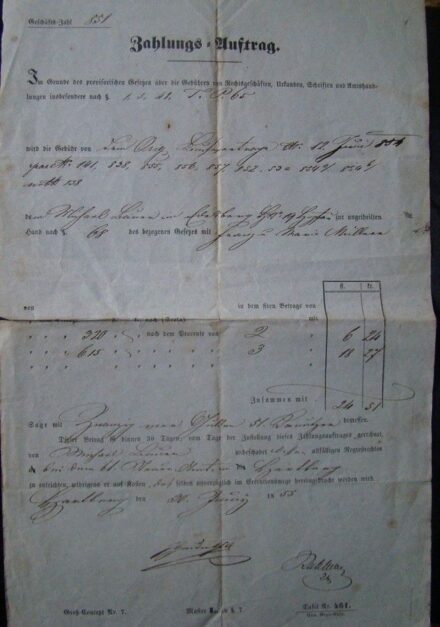 57-695 1855 Fizetési szerződés