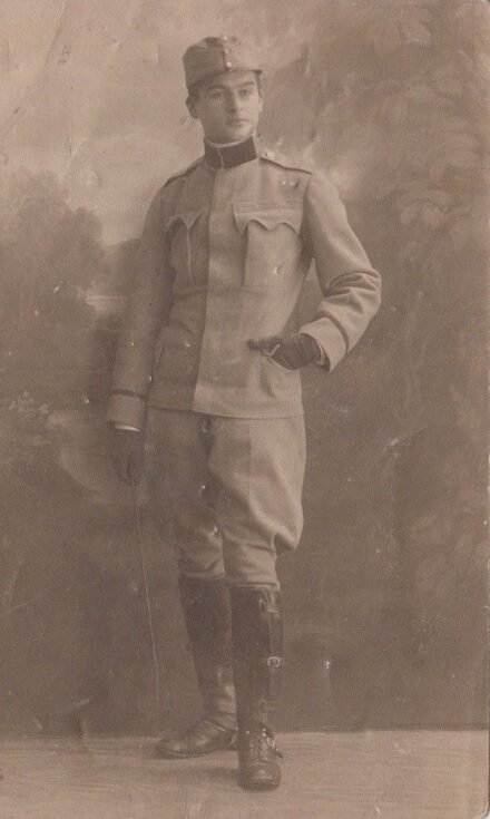 57-1172 cca 1916 Katonai fotó 13.5x9cm