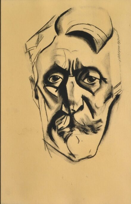 SCHEIBER HUGÓ ( 1873- 1950 ) Gróf Andrássy Gyula portréja