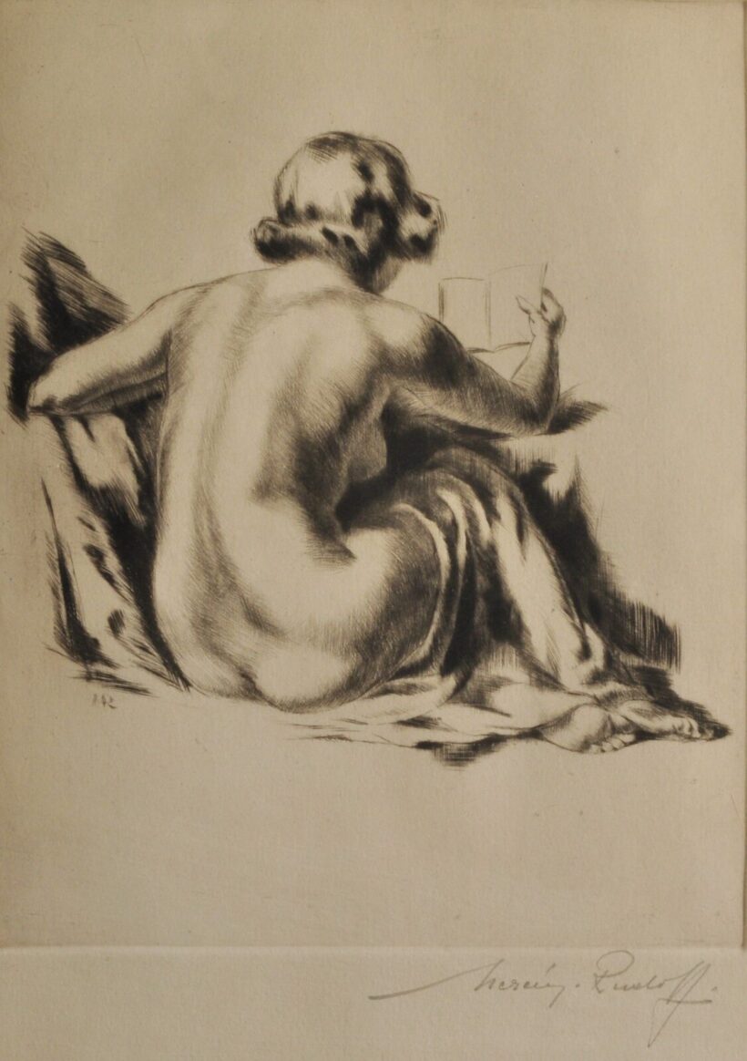 MERÉNYI RUDOLF ( 1893- 1957 ) Női hátakt