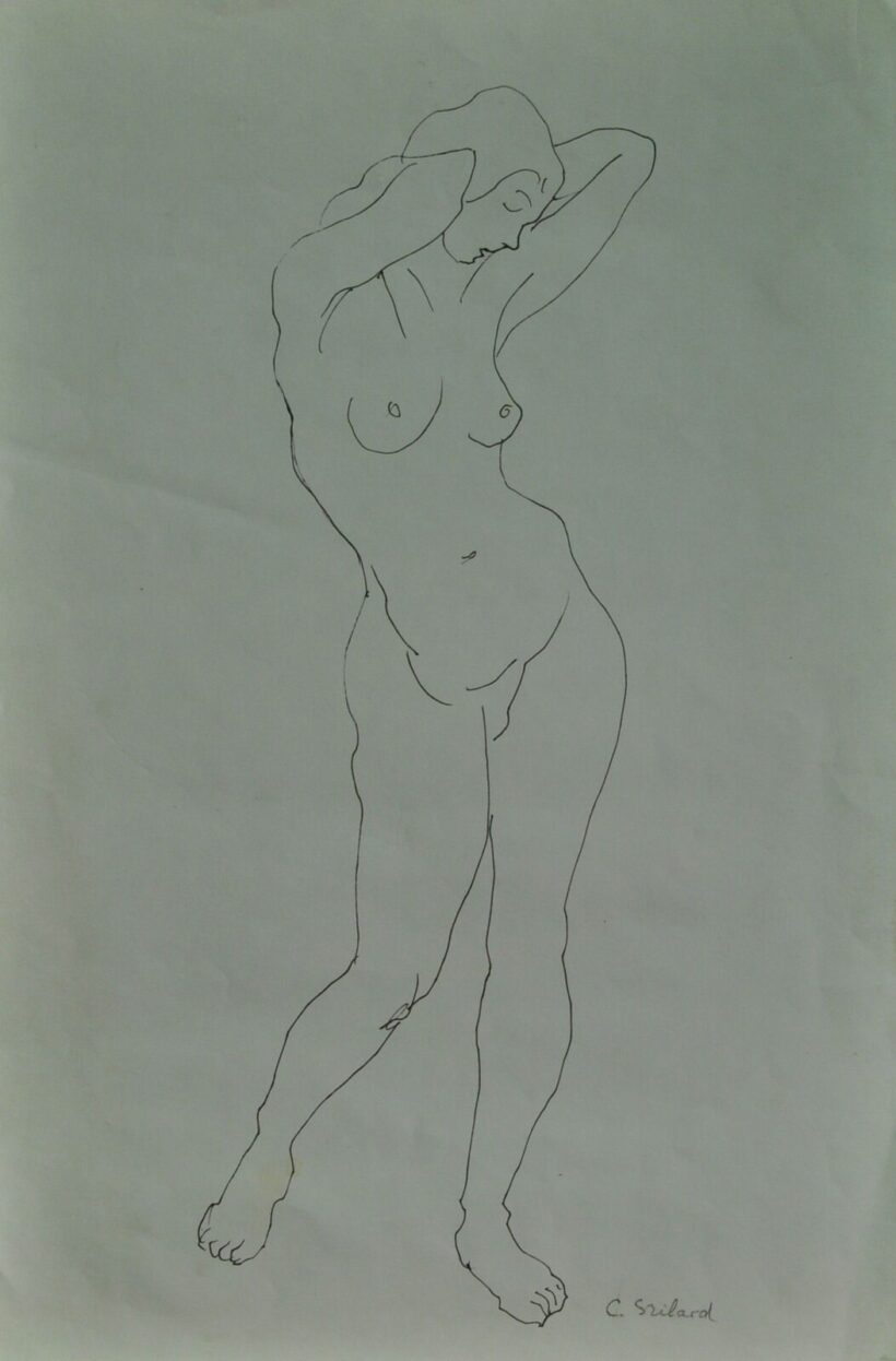 CLARA SZILARD ( 1921- ) Álló akt