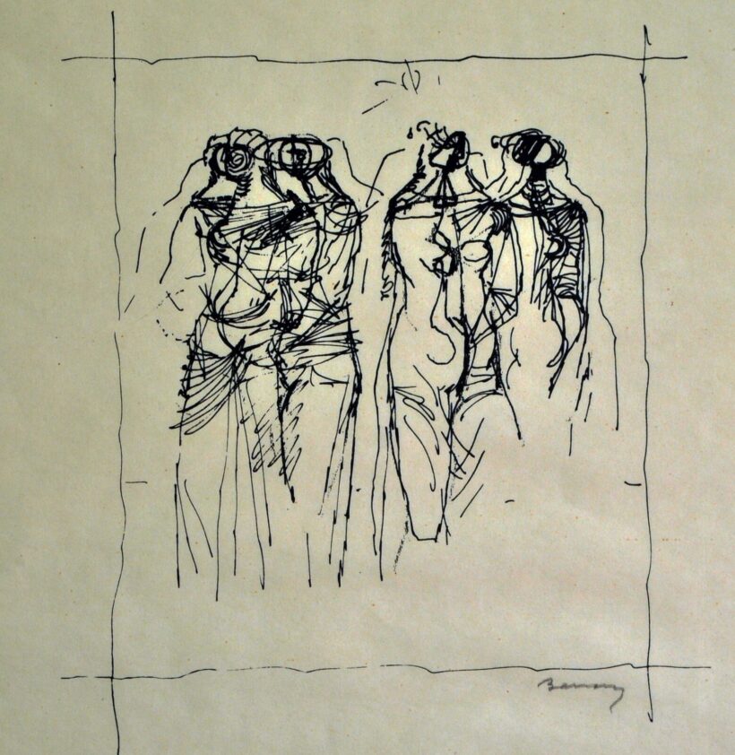 BARCSAY JENŐ ( 1900- 1988 ) Alakos kompozíció