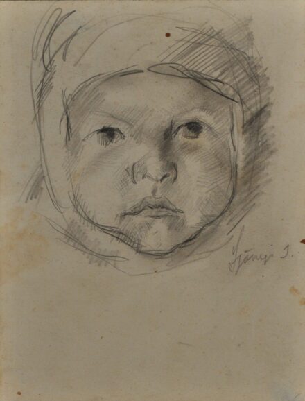 SZŐNYI ISTVÁN ( 1894- 1960 ) Gyermek portré