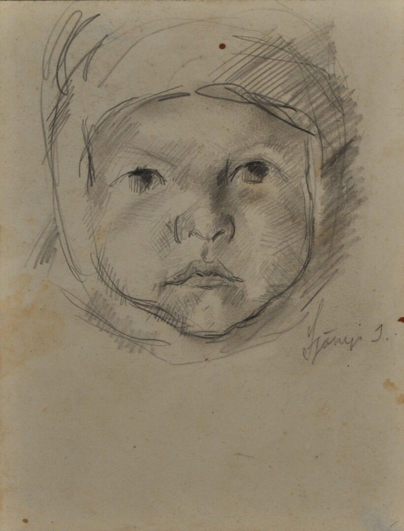 SZŐNYI ISTVÁN ( 1894- 1960 ) Gyermek portré