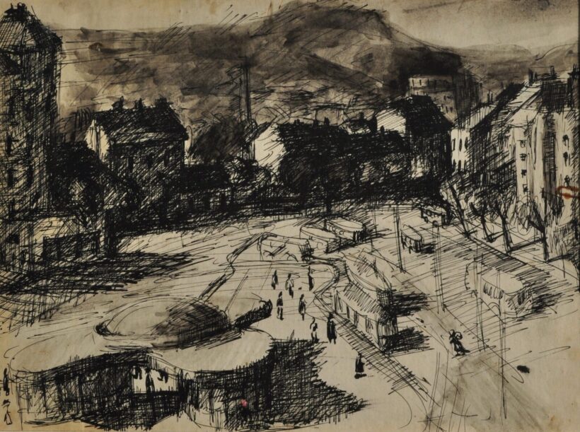 LÓRÁNT JÁNOS ( 1938- ) Régi Moszkva tér