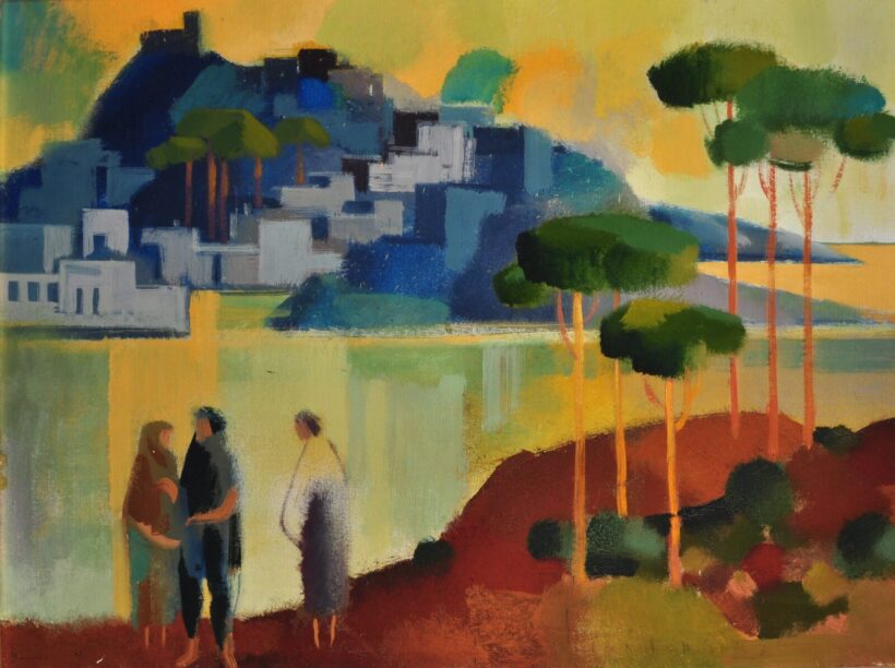 PLEIDELL JÁNOS ( 1915- ) Napnyugta
