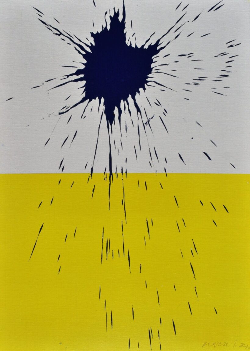HENCZE TAMÁS ( 1938- ) Kék folt II.