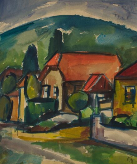 KUN ISTVÁN ( 1908- 1980 ) Utca részlet