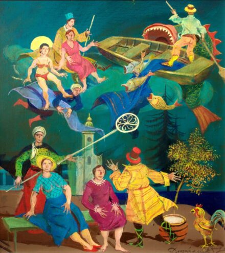 DUSCHANEK JÁNOS ( 1947- ) Égi átkelés