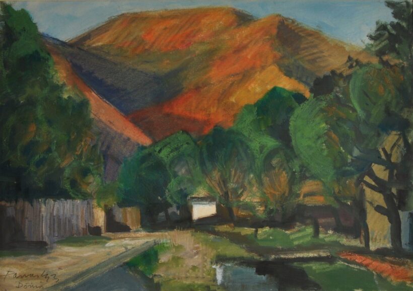 FARKAS GYÖRGY ( 1911- 1995 ) Dömösi tájkép