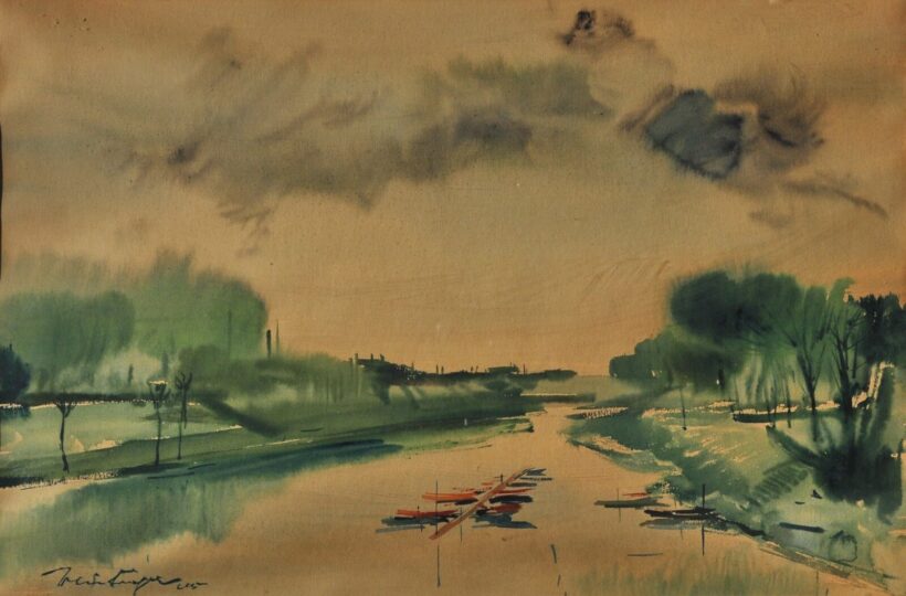 WEINTRAGER ADOLF ( 1927- 1987 ) Tavaszi hangulat