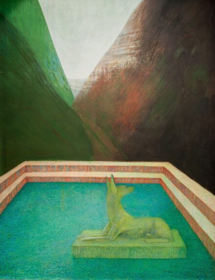 BIKÁCSI DANIELLA ( 1943- ) Teraszon