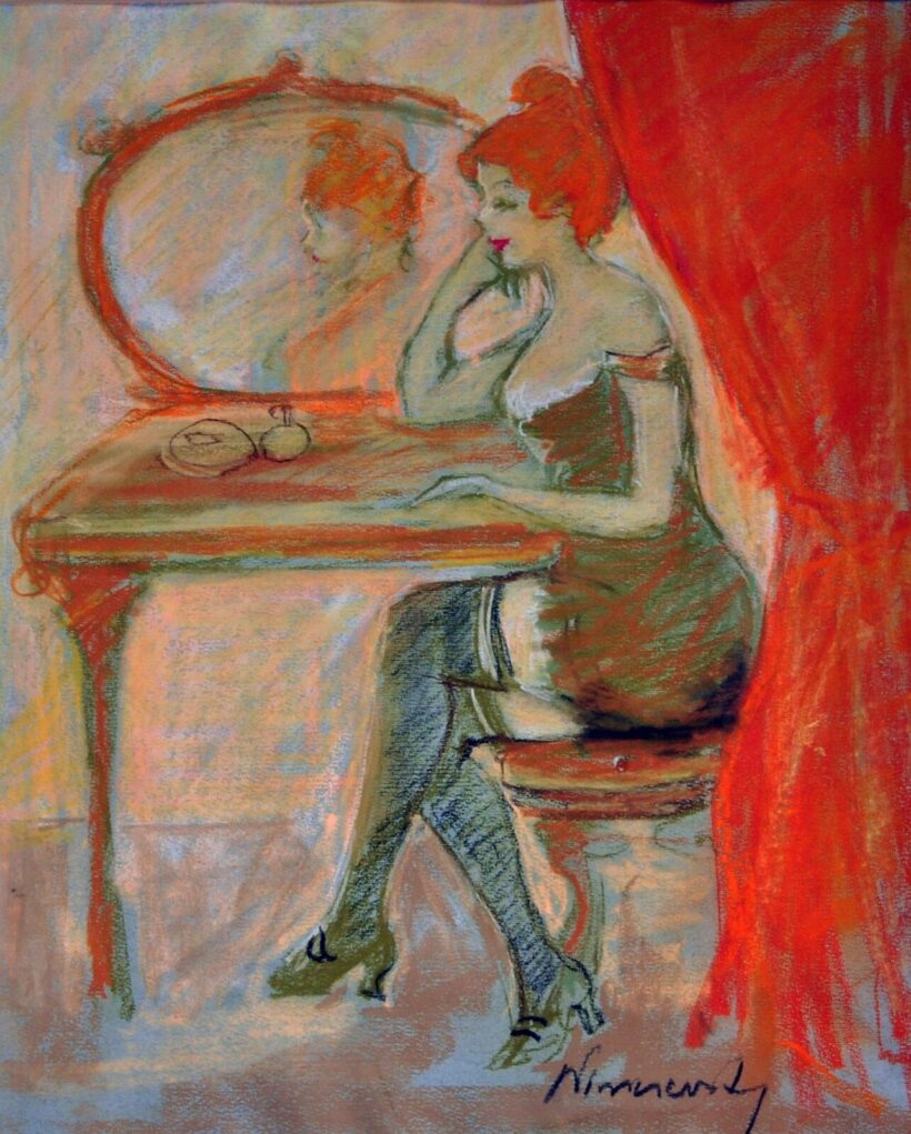 NIMCSEVITY ANNA ( 1957- ) Budoárban