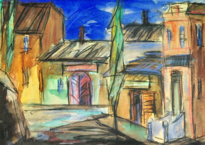 KASZÁS ISTVÁN VIKTOR ( 1928- ) Tokai főtér