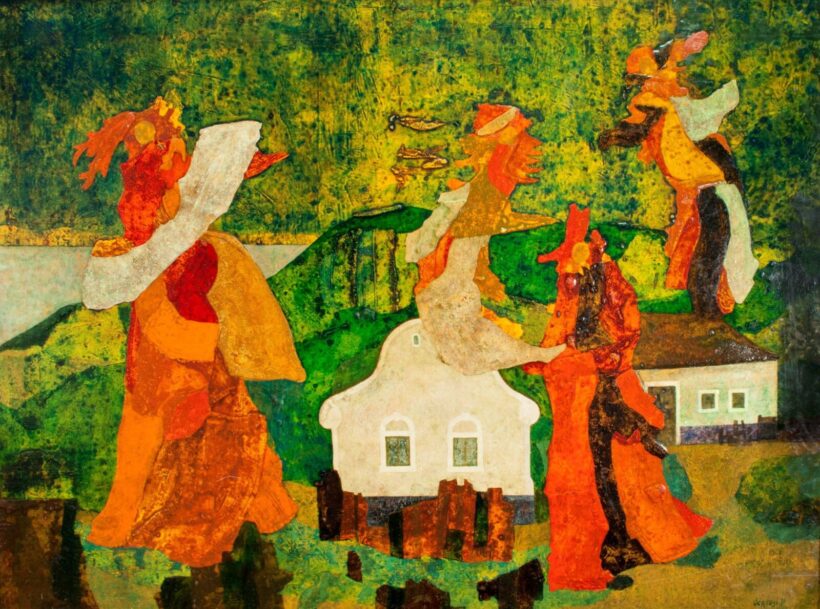 VÉRTESI PÉTER ( 1938- ) Este a szőlőhegyen