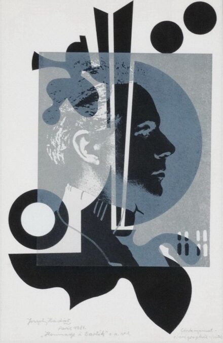 Kádár, Joseph (1936): Hommage á Bartók, 1981 - Kiállítva: Párizs, Szentendre, stb.