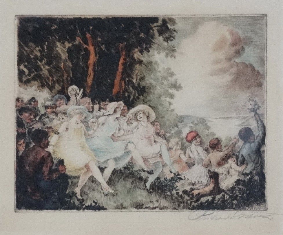 Prihoda István (1891 - 1965): Mulatság a szabadban